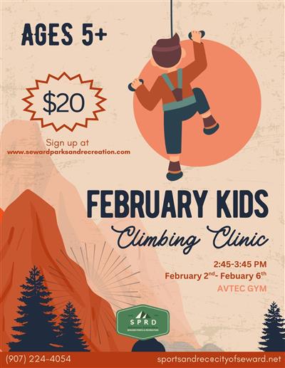 February Kids Climbing Clinic