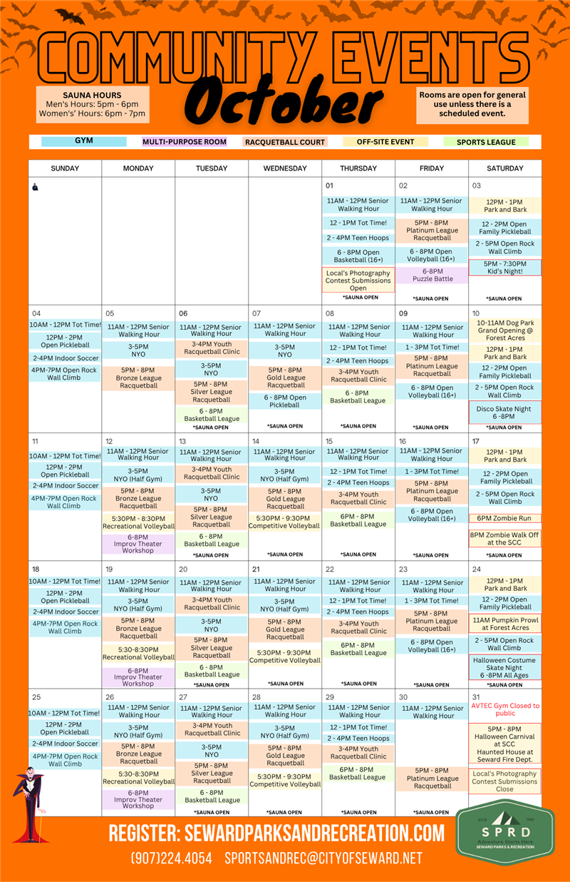 October Calendar