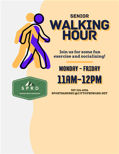 senior walking hour