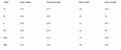 Size Guide